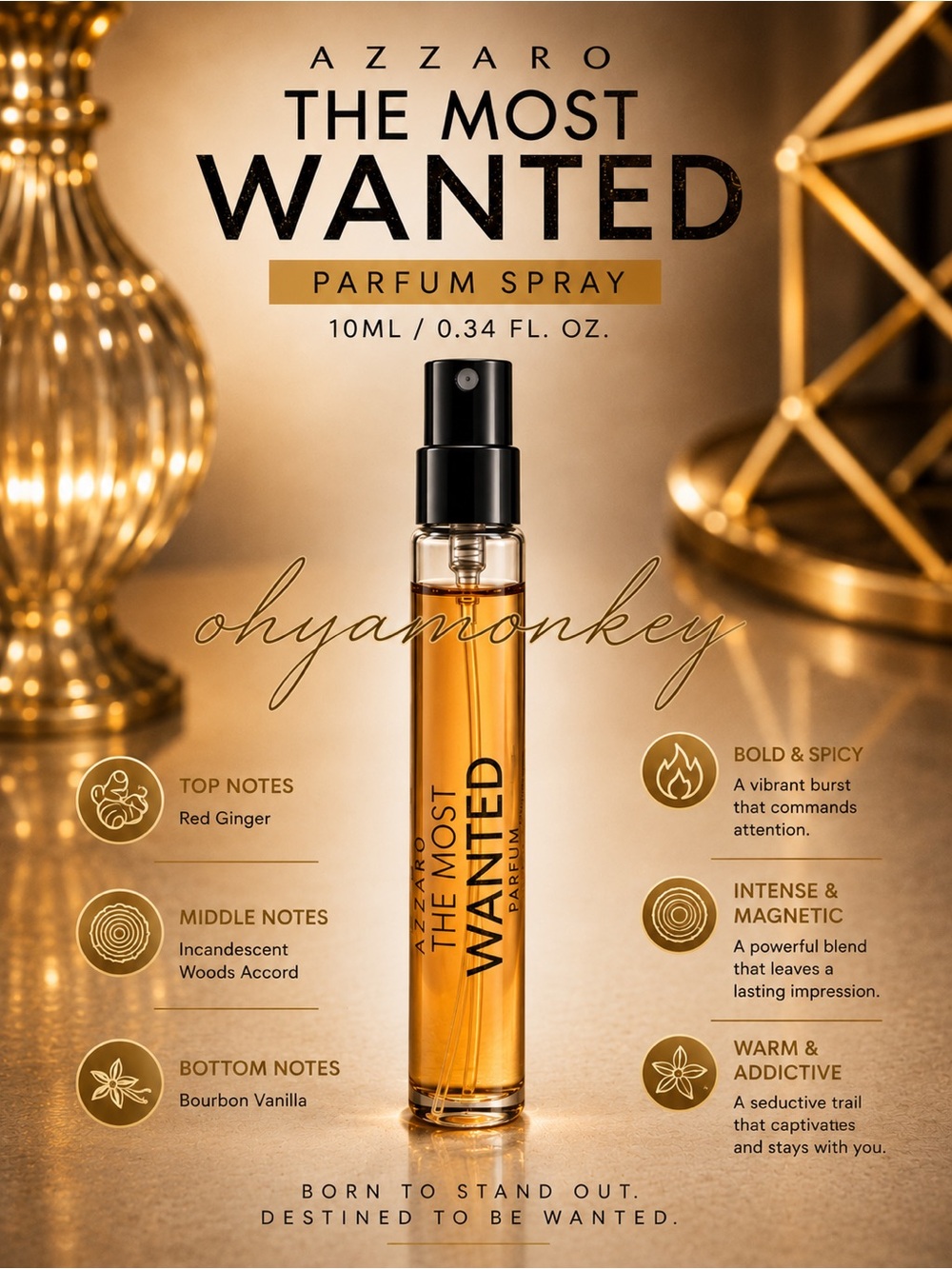 Azzaro The Most Wanted Parfum for Men 10ml